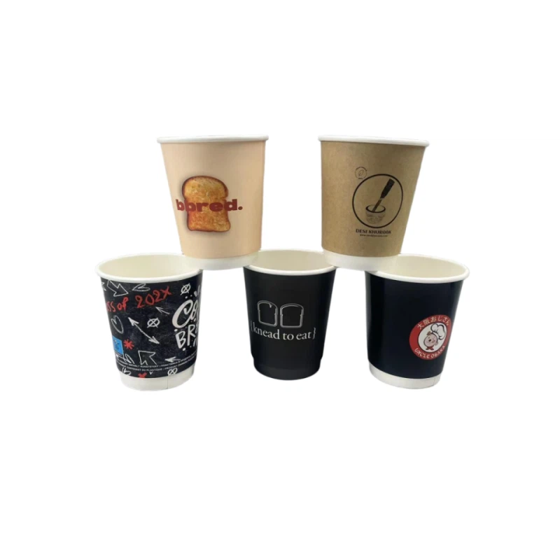 8 Oz Paper Cups With Customize Disposable For Coffee And Tea in Bulk suppliers